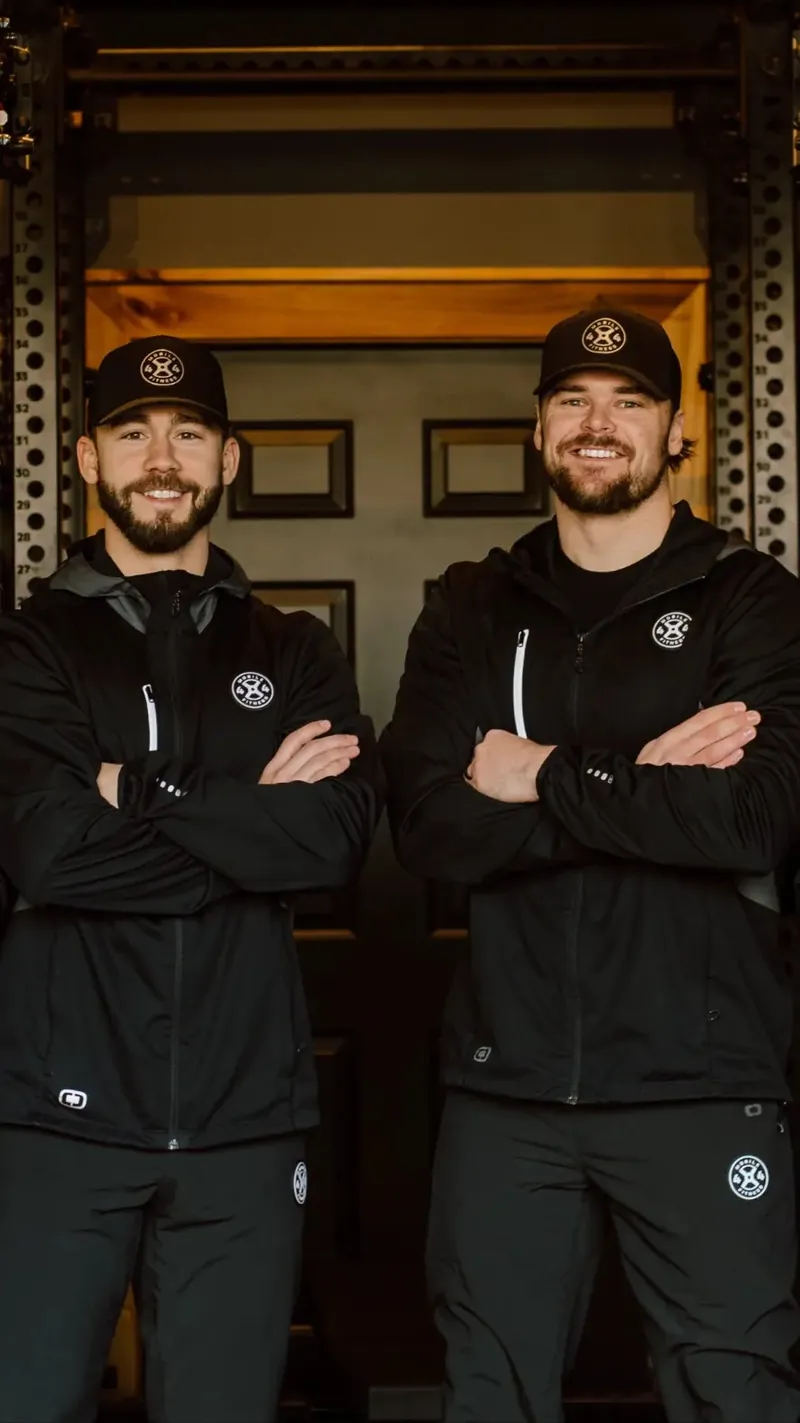 Chad Beebe and Zach Olstad, owners of 4x4 Fitness
